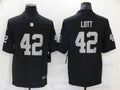 Men’s Las Vegas Raiders Ronnie Lott #42 Black Jersey