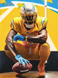 Men’s Los Angeles Chargers #0 Daiyan Henley Nike Gold Alternate Charger Power Vapor F.U.S.E. Limited Jersey