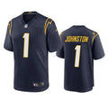 Men’s Los Angeles Chargers #1 Quentin Johnston Nike Navy Alternate Vapor Limited Player Jersey