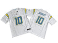 Men’s Los Angeles Chargers #10 Justin Herbert Nike White Vapor F.U.S.E. Limited Jersey