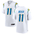 Men’s Los Angeles Chargers #11 Cameron Dicker Nike White Vapor Limited Player Jersey