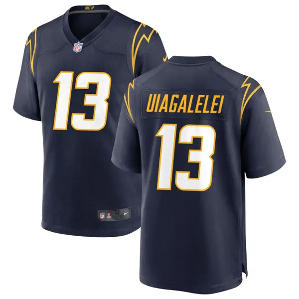 Men’s Los Angeles Chargers #13 DJ Uiagalelei Nike Navy Alternate Vapor F.U.S.E. Limited Jersey