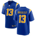 Men’s Los Angeles Chargers #13 DJ Uiagalelei Nike Royal Gold 2nd Alternate Vapor F.U.S.E. Limited Jersey