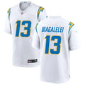 Men’s Los Angeles Chargers #13 DJ Uiagalelei Nike White Vapor F.U.S.E. Limited Jersey