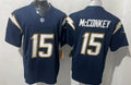 Men’s Los Angeles Chargers #15 Ladd McConkey Nike Navy Alternate Super Chargers Vapor F.U.S.E. Limited Jersey
