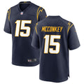 Men’s Los Angeles Chargers #15 Ladd McConkey Nike Navy Alternate Vapor Limited Player Jersey