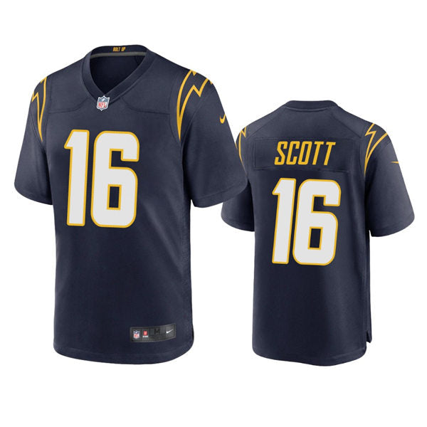 Men’s Los Angeles Chargers #16 J.K. Scott Navy Alternate Vapor Limited Player Jersey