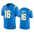 Men’s Los Angeles Chargers #16 J.K. Scott Powder Blue Vapor Limited Player Jersey