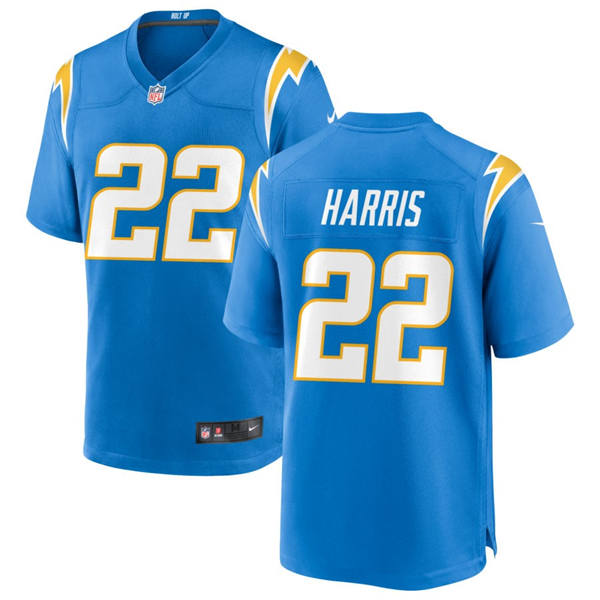 Men’s Los Angeles Chargers #22 Najee Harris Nike Powder Blue Vapor Limited Player Jersey