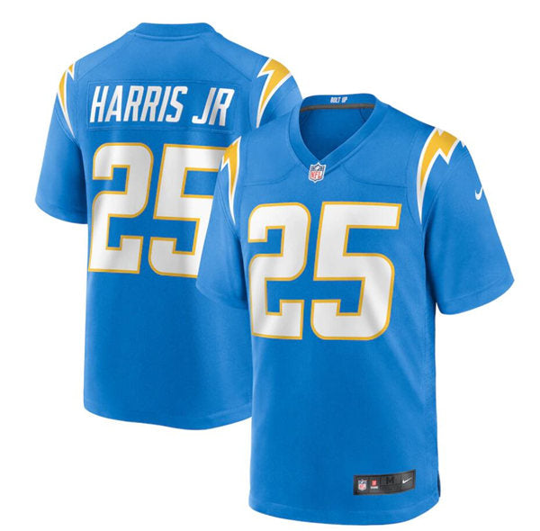 Men’s Los Angeles Chargers #25 Chris Harris Jr. Nike Powder Blue Game Football Jersey