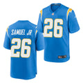 Men’s Los Angeles Chargers #26 Asante Samuel Jr. Nike Powder Blue Game Football Jersey