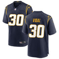 Men’s Los Angeles Chargers #30 Kimani Vidal Nike Navy Alternate Vapor Limited Player Jersey