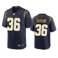 Men’s Los Angeles Chargers #36 Ja’Sir Taylor Navy Alternate Vapor Limited Player Jersey