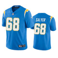 Men’s Los Angeles Chargers #68 Jamaree Salyer Powder Blue Vapor Limited Player Jersey