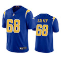 Men’s Los Angeles Chargers #68 Jamaree Salyer Royal Gold 2nd Alternate Vapor Limited Jersey