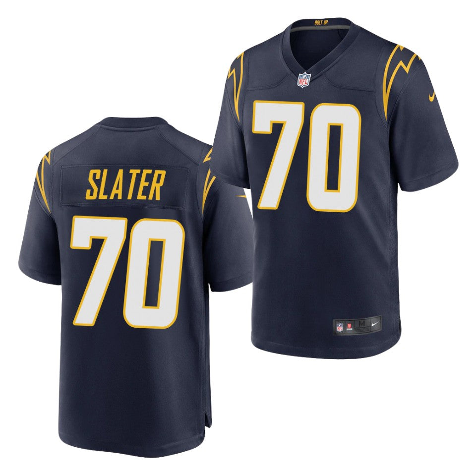 Men’s Los Angeles Chargers #70 Rashawn Slater Nike Navy Alternate Vapor F.U.S.E. Limited Jersey