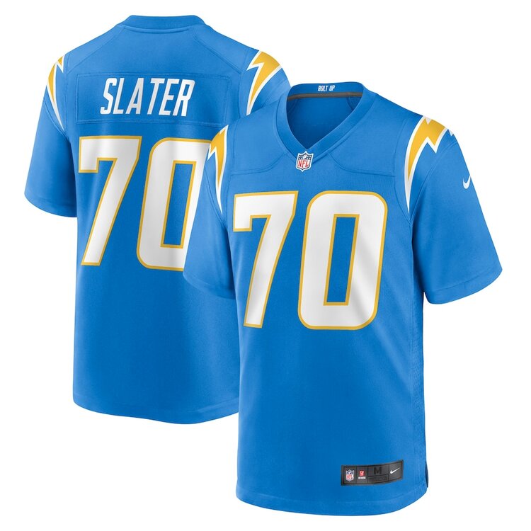 Men’s Los Angeles Chargers #70 Rashawn Slater Nike Powder Blue Vapor F.U.S.E. Limited Jersey