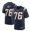 Men’s Los Angeles Chargers #76 Joe Alt Nike Navy Alternate Super Chargers Vapor F.U.S.E. Limited Jersey