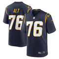 Men’s Los Angeles Chargers #76 Joe Alt  Nike Navy Alternate Vapor Limited Player Jersey