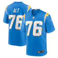 Men’s Los Angeles Chargers #76 Joe Alt  Nike Powder Blue Vapor Limited Player Jersey