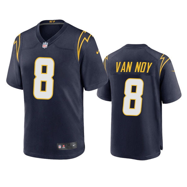 Men’s Los Angeles Chargers #8 Kyle Van Noy Navy Alternate Vapor Limited Player Jersey