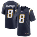 Men’s Los Angeles Chargers #8 Omarion Hampton Nike Navy Alternate Vapor F.U.S.E. Limited Jersey