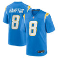 Men’s Los Angeles Chargers #8 Omarion Hampton Nike Powder Blue Vapor Limited Player Jersey