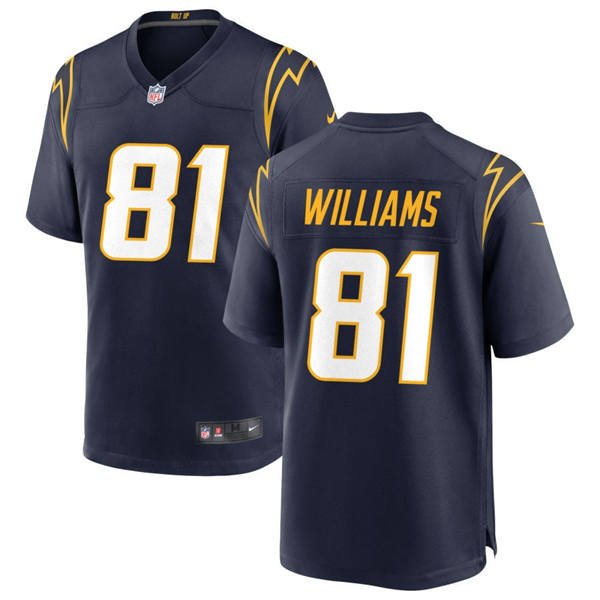 Men’s Los Angeles Chargers #81 Mike Williams Nike Navy Alternate Vapor Limited Player Jersey