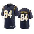 Men’s Los Angeles Chargers #84 John Hightower Navy Alternate Vapor Limited Player Jersey