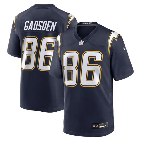 Men’s Los Angeles Chargers #86 Oronde Gadsden II Nike Navy Alternate Vapor F.U.S.E. Limited Jersey