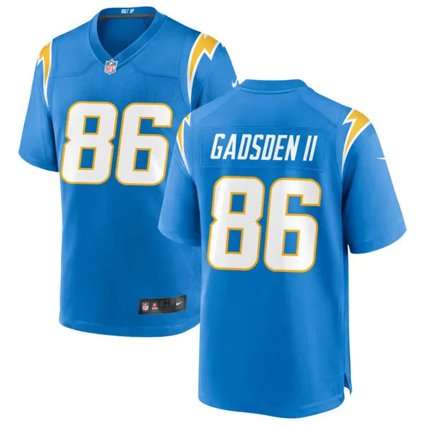 Men’s Los Angeles Chargers #86 Oronde Gadsden II Nike Powder Blue Vapor F.U.S.E. Limited Jersey