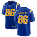 Men’s Los Angeles Chargers #86 Oronde Gadsden II Nike Royal Gold 2nd Alternate Vapor F.U.S.E. Limited Jersey
