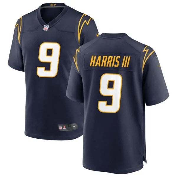 Men’s Los Angeles Chargers #9 Tre Harris III Nike Navy Alternate Vapor F.U.S.E. Limited Jersey
