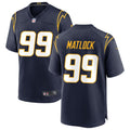 Men’s Los Angeles Chargers #99 Scott Matlock Nike Navy Alternate Vapor Limited Player Jersey