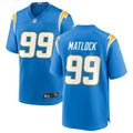 Men’s Los Angeles Chargers #99 Scott Matlock Nike Powder Blue Vapor Limited Player Jersey