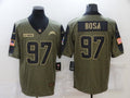 Men’s Los Angeles Chargers Joey Bosa #97 Brown Jersey