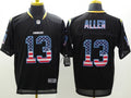 Men’s Los Angeles Chargers Keenan Allen #13 Black Jersey