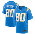 Men’s Los Angeles Chargers Retired Player #80 Kellen Winslow Nike Powder Blue Game Football Jersey