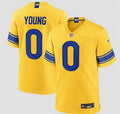 Mens Los Angeles Rams #0 Byron Young 2026 Nike Gold Classic Sol Vapor F.U.S.E. Limited Jersey