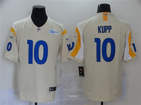 Men’s Los Angeles Rams #10 Cooper Kupp  Nike 2020 Style Bone Vapor Limited Jersey