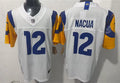 Mens Los Angeles Rams #12 Puka Nacua Nike 2026 White Vapor F.U.S.E. Limited Jersey
