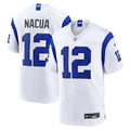 Mens Los Angeles Rams #12 Puka Nacua Nike Fearsome White Vapor F.U.S.E. Limited Jersey
