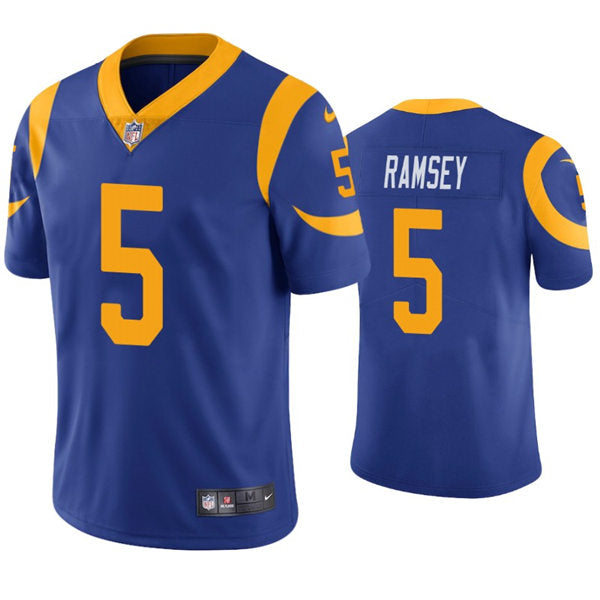 Men’s Los Angeles Rams #20 Jalen Ramsey Nike Royal Retro Limited Jersey