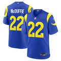 Mens Los Angeles Rams #22 Trent McDuffie Nike 2026 Royal Vapor F.U.S.E. Limited Jersey