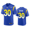 Mens Los Angeles Rams #30 Raymond Calais Nike Royal Vapor Untouchable Limited Jersey