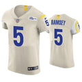 Men’s Los Angeles Rams #5 Jalen Ramsey Nike 2020 Style Bone Vapor Limited Jersey