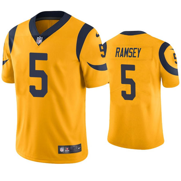 Men’s Los Angeles Rams #5 Jalen Ramsey Nike Color Rush Limited Jersey