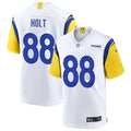 Men’s Los Angeles Rams #88 Torry Holt 2021 White Modern Throwback Vapor Limited Jersey