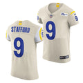 Men’s Los Angeles Rams #9 Matthew Stafford  Nike Bone Vapor Limited Football Jersey