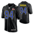 Mens Los Angeles Rams #94 A’Shawn Robinson Nike Black Super Bowl LVI Bound Game Fashion Jersey